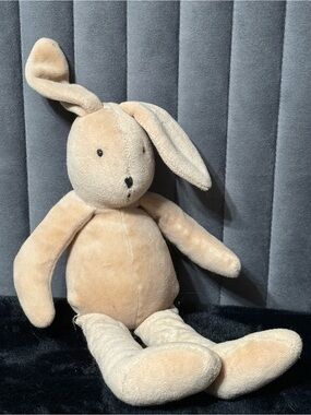 💖4/$35 Moulin Roty Sylvain Bunny Rabbit Plush Beige Floppy Ears French Toy